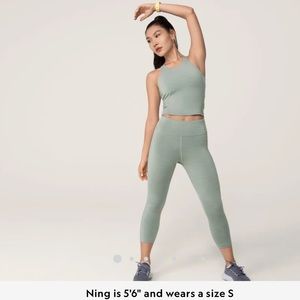 ✨EUC Women's Allbirds Leggings in Hazy Pine